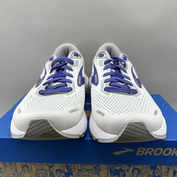 Brooks Adrenaline GTS 22 Running Sneakers Women Size 9.5 Gray Blue Comfort Shoes - Picture 2 of 9